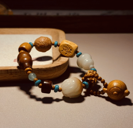 Buddha Energy Stones, Zen,Feng Shui,Luck,Wealth,sandalwood,Bodhi Seed Bracelet