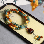 Buddha Energy Stones, Zen,Feng Shui,Luck,Bodhi Seed Bracelet,Mala 108 beads