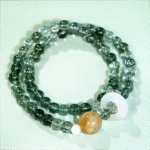 Buddha energy stone,feng shui,wealth,protection,green crystal bracelet
