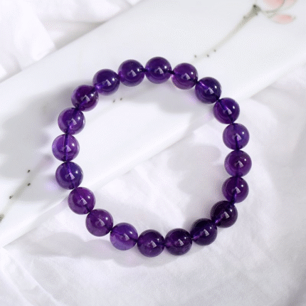 Buddhist energy stone, feng shui, purification, spiritual,wisdom,amethyst bracelet