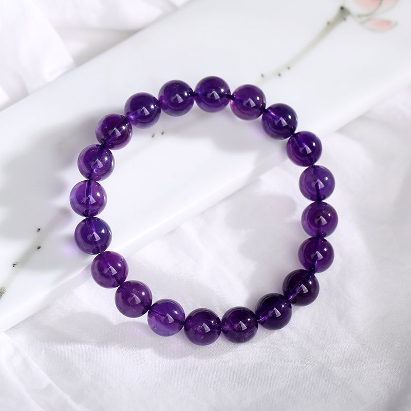 Buddhist energy stone, feng shui, purification, spiritual,wisdom,amethyst bracelet