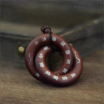 Ten Heavenly Scriptures,Feng shui,Taoist Deity Ten Energy Words（The Deity Who Governs Thunder）,Taoist energy,Lightning striking the Jujube Wood Evil-Dispelling Pendant Necklace