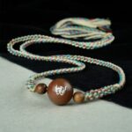 Taoist fengshui energy,Lightning striking the Jujube Wood Necklace