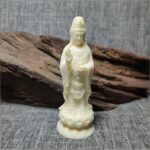 Buddhist Feng Shui Deity Figurine Phytelephas Macrocarpa Statue Of Guanyin Bodhisattva