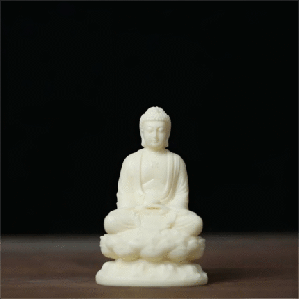 Buddhist Feng Shui Deity Figurine Sakyamuni Buddha Statue
