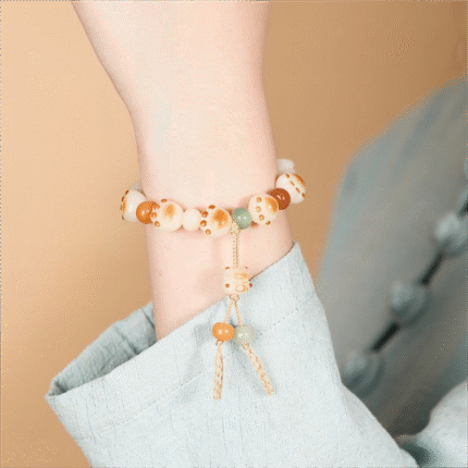 Buddha Energy Stones, Zen,Feng Shui,,Cat,Wealth,Luck,Bodhi Seed Bracelet,Mala beads