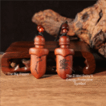 Taoist fengshui energy,Lightning striking the Jujube Wood Evil-removing Necklace