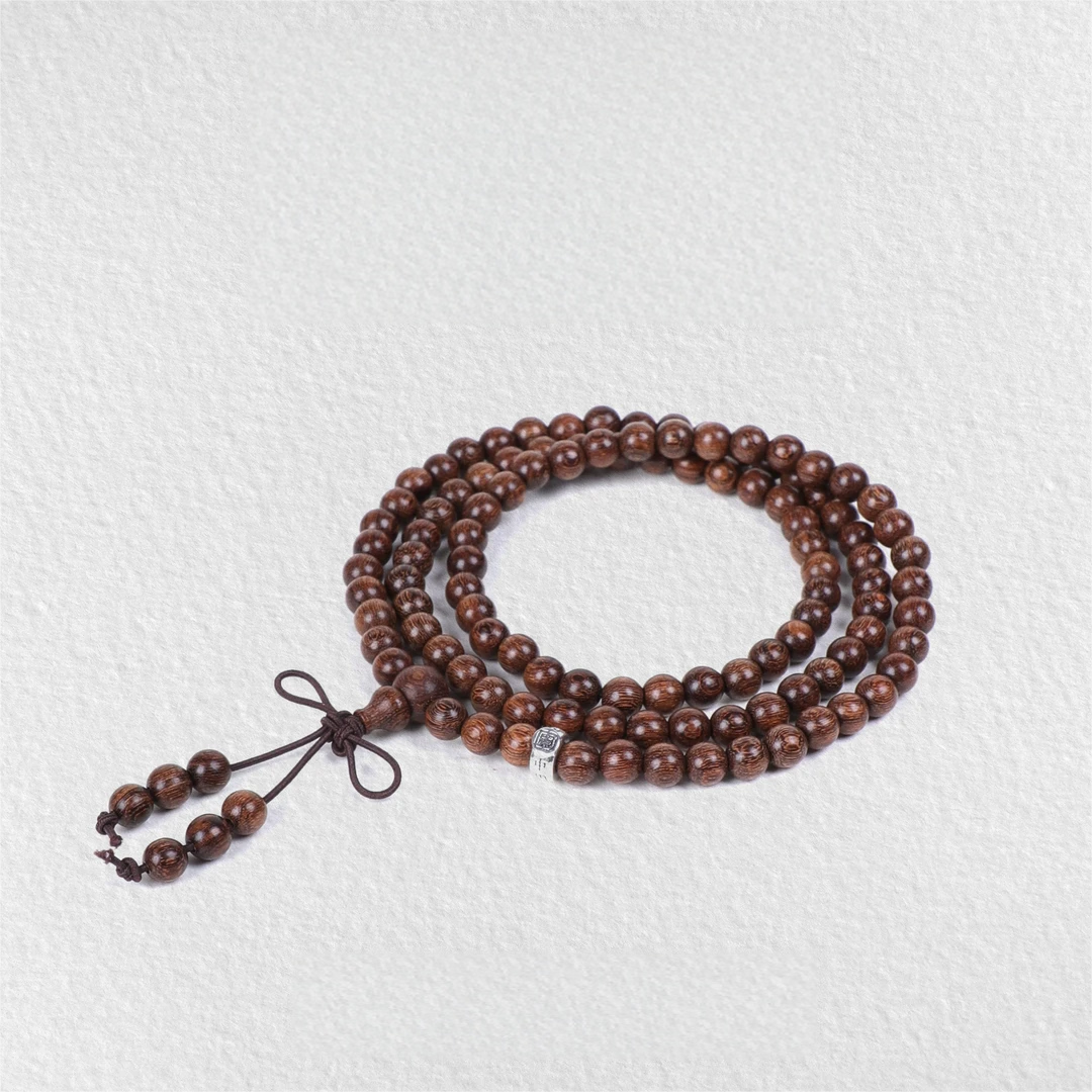 Feng Shui energy, sandalwood,108 prayer beads ,mala beads bracelet