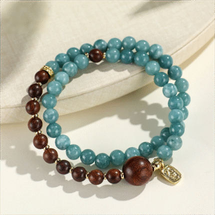 Buddha Stone,Feng Shui energy, sandalwood,Agate bracelet