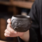 Feng Shui Energy Stone, Chinese Dragon Pattern Cup