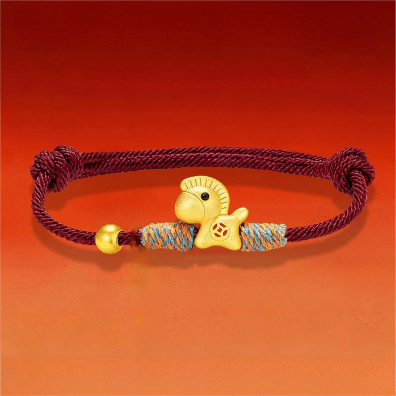 ,red string,silver  bracelet,the year of the horse