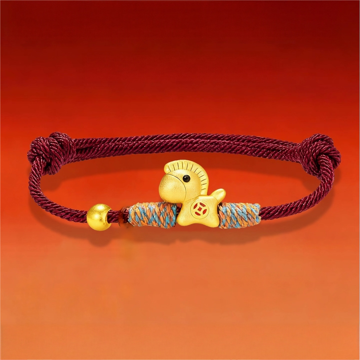 ,red string,silver  bracelet,the year of the horse