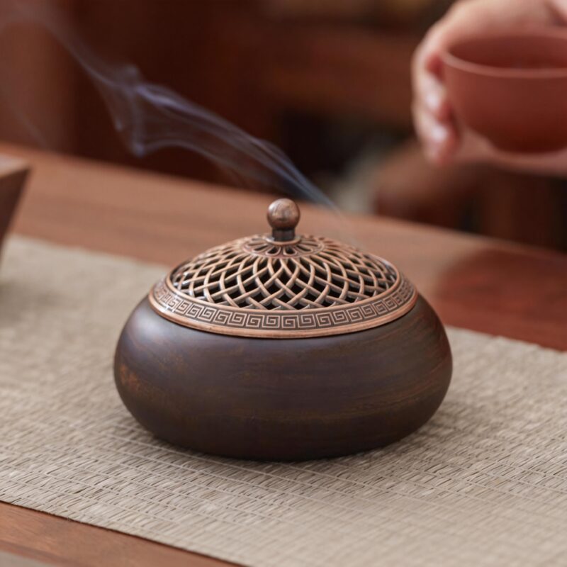 ebony wood,incense burner