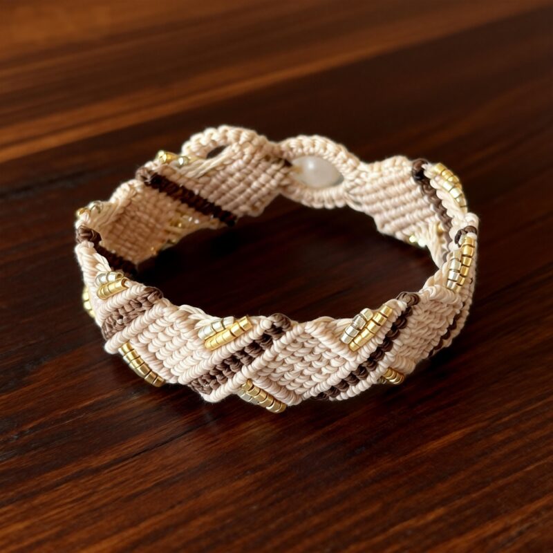 handwoven cord bracelet