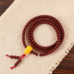 red bodhi hand mala