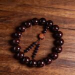 Red Sandalwood Handheld Beads TRACE Collection Fu Pendant Mindfulness