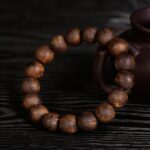 white kyara agarwood bracelet 8mm high resin Vietnam Nha Trang