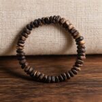 Hainan agarwood bracelet，natural agarwood bracelet，freeform agarwood beads bracelet，meditation bracelet wood