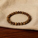 Hainan Green Qinan Agarwood Bracelet 6mm from Jianfengling