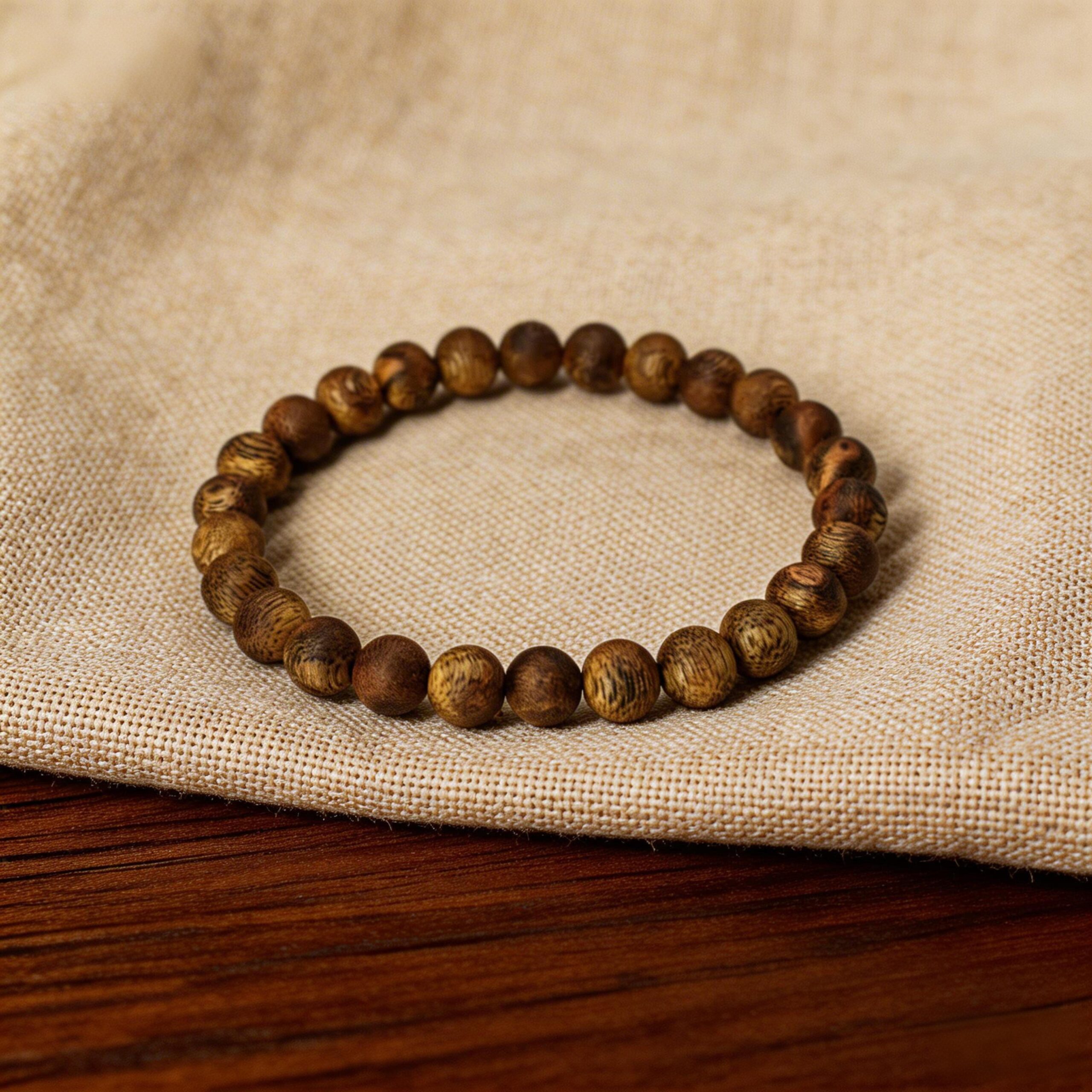 微信图片_20260410092654_2331_9 Hainan Green Qinan Agarwood Bracelet 6mm from Jianfengling