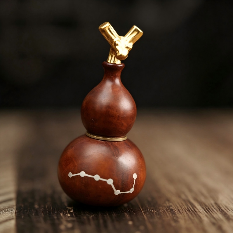 jujube wood gourd pendant