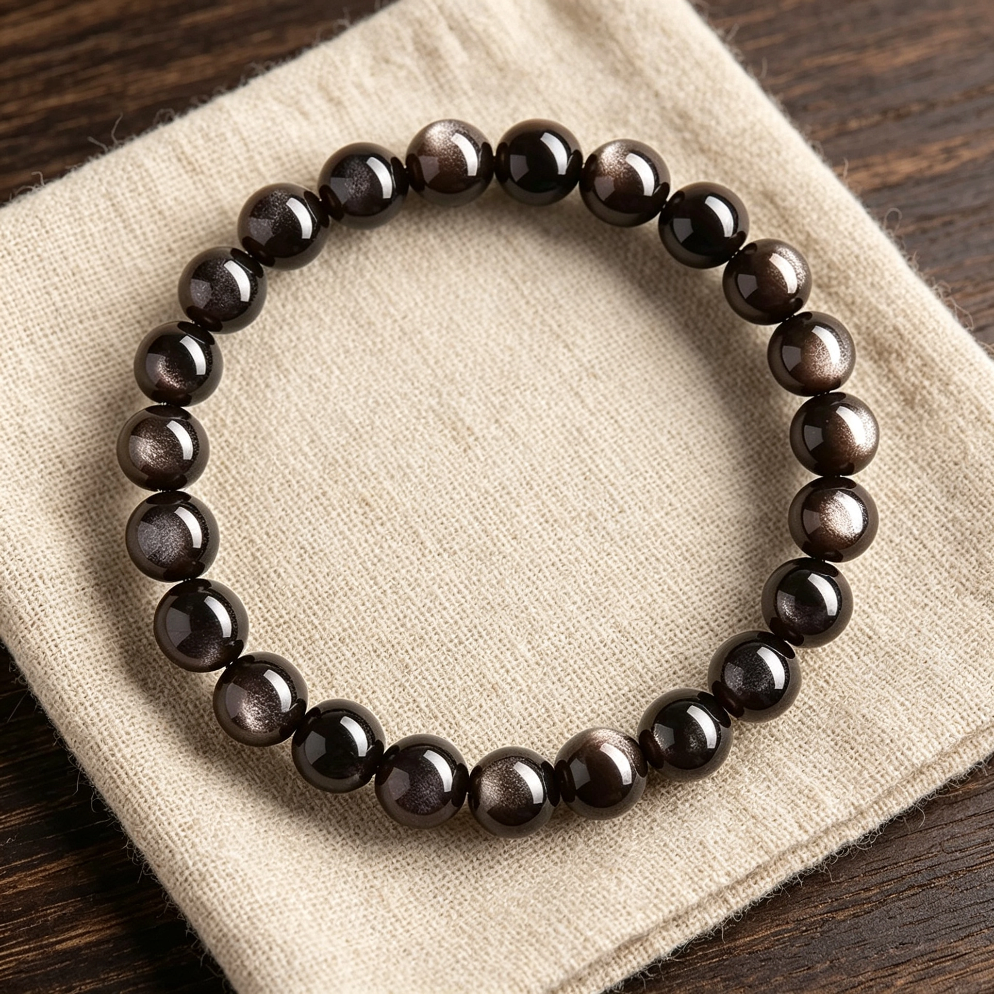 star eye silver obsidian bracelet star eye silver obsidian bracelet